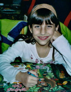 Natalie at Rain Forest Cafe 10th Birthday