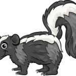 Cartoon skunk