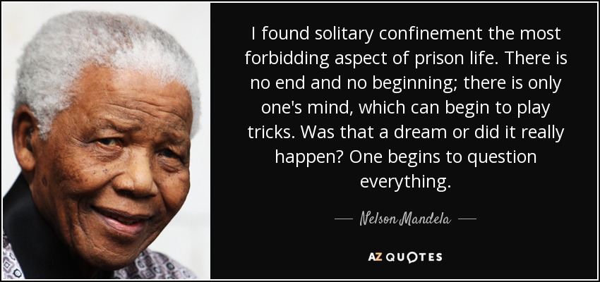 Mandela solitary
