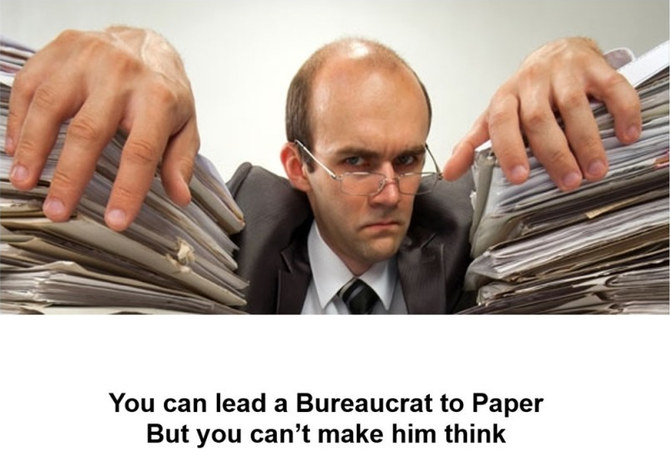 Bureaucrat thinks